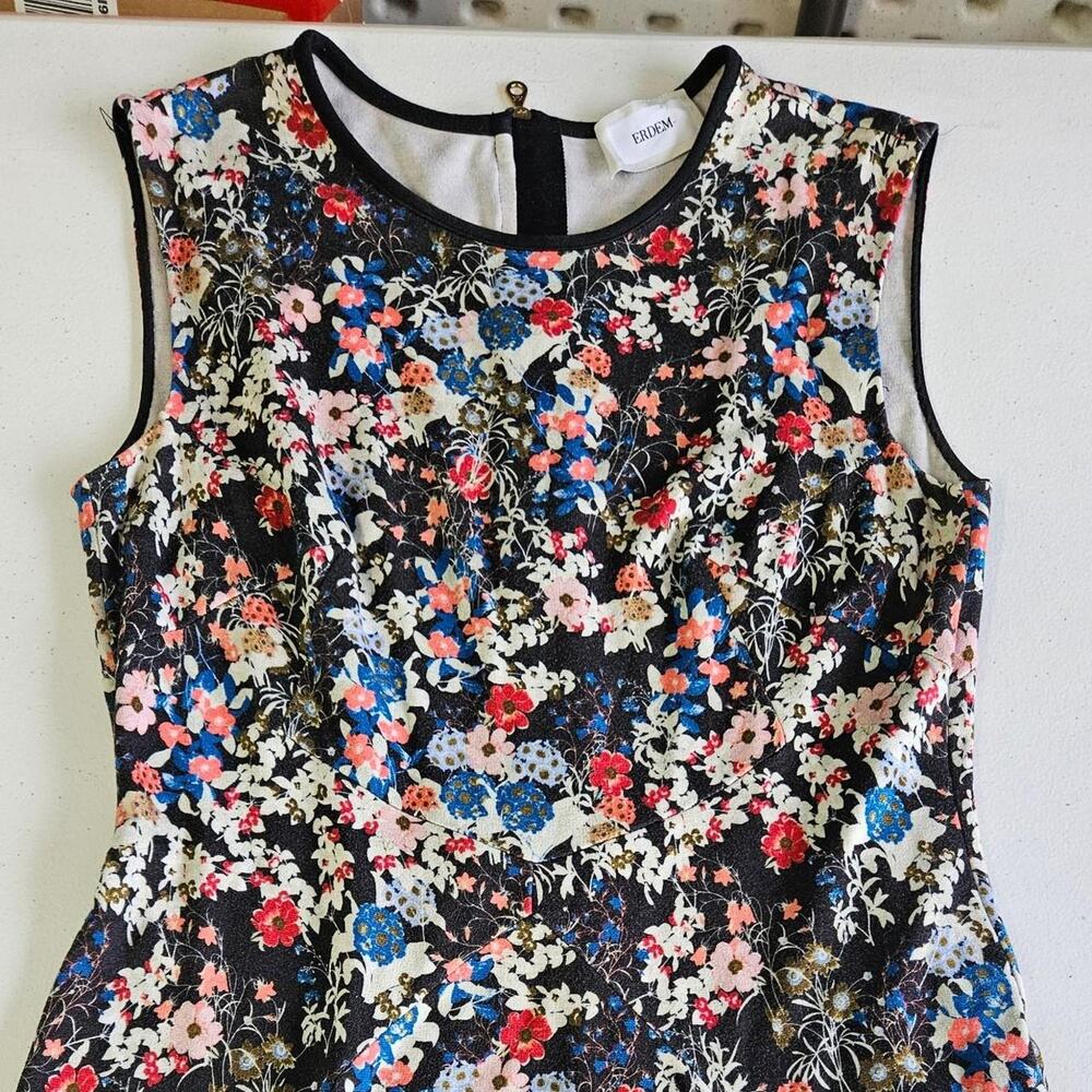 Erdem floral dress womens size
